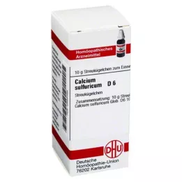 CALCIUM SULFURICUM D 6 kroglic, 10 g