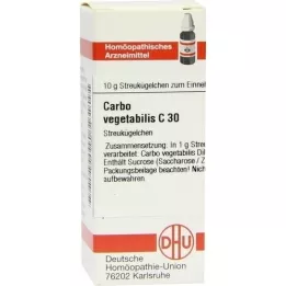 CARBO VEGETABILIS C 30 kroglic, 10 g