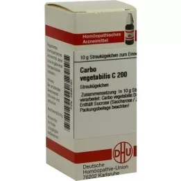 CARBO VEGETABILIS C 200 kroglic, 10 g