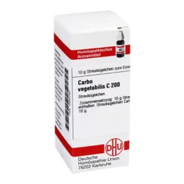 CARBO VEGETABILIS C 200 kroglic, 10 g