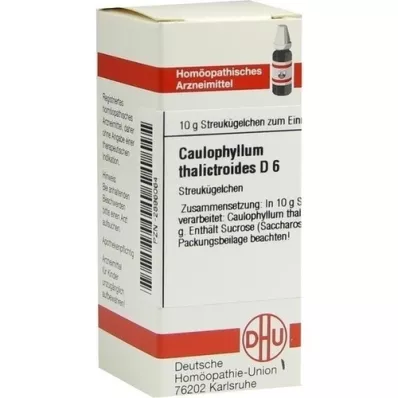 CAULOPHYLLUM THALICTROIDES D 6 kroglic, 10 g