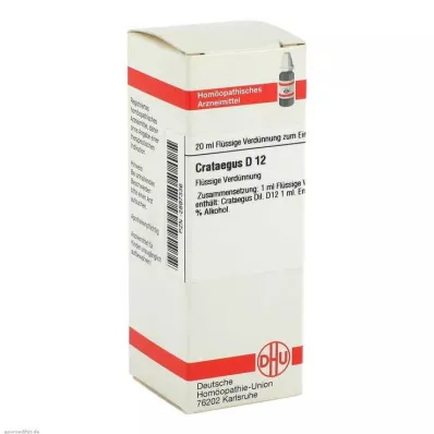 CRATAEGUS Raztopina D 12, 20 ml