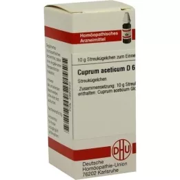 CUPRUM ACETICUM D 6 kroglic, 10 g