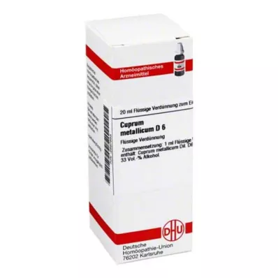 CUPRUM METALLICUM Raztopina D 6, 20 ml