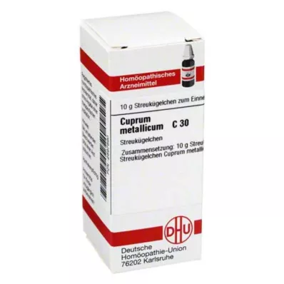 CUPRUM METALLICUM C 30 kroglic, 10 g CUPRUM METALLICUM C 30 kroglic, 10 g