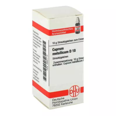 CUPRUM METALLICUM D 10 globul, 10 g CUPRUM METALLICUM D 10 globul, 10 g