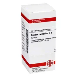 DATISCA cannabina D 4 tablete, 80 kosov