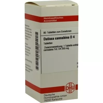 DATISCA cannabina D 4 tablete, 80 kosov