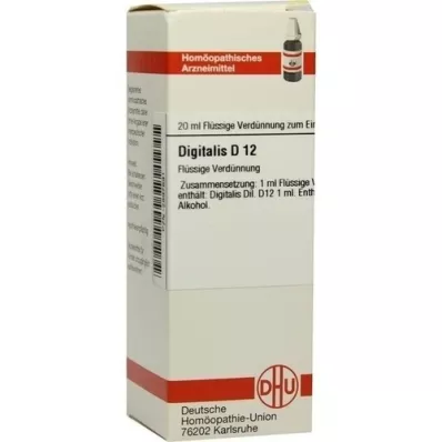 DIGITALIS Raztopina D 12, 20 ml