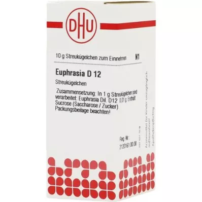 EUPHRASIA D 12 kroglic, 10 g