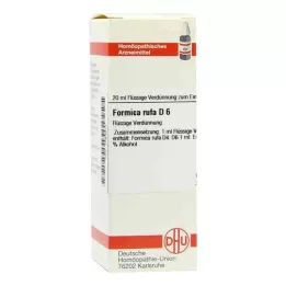 FORMICA RUFA Raztopina D 6, 20 ml