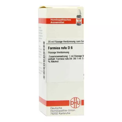 FORMICA RUFA Raztopina D 6, 20 ml FORMICA RUFA Raztopina D 6, 20 ml