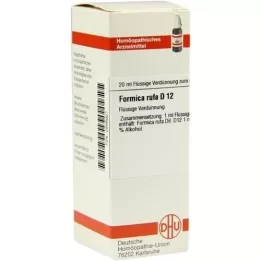 FORMICA RUFA Raztopina D 12, 20 ml