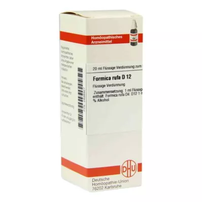 FORMICA RUFA Raztopina D 12, 20 ml