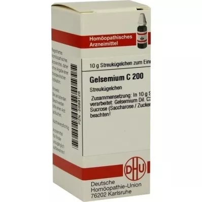 GELSEMIUM C 200 kroglic, 10 g