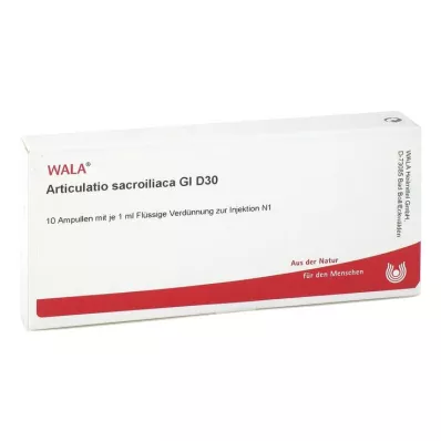 ARTICULATIO sacroiliaca GL D 30 ampul, 10X1 ml ARTICULATIO sacroiliaca GL D 30 ampul, 10X1 ml