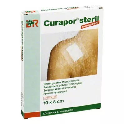 CURAPOR Obloga za rane sterilna prozorna 8x10 cm, 5 kosov CURAPOR Obloga za rane sterilna prozorna 8x10 cm, 5 kosov