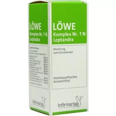 LÖWE KOMPLEX Kapljice št. 1 N Leptandra, 100 ml