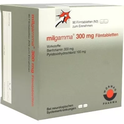 MILGAMMA 300 mg filmsko obložene tablete, 90 kosov