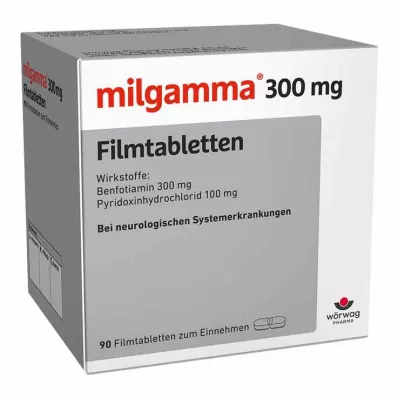 MILGAMMA 300 mg filmsko obložene tablete, 90 kosov