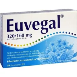 EUVEGAL 320 mg/160 mg filmsko obložene tablete, 50 kosov