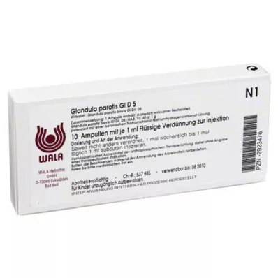 GLANDULA PAROTIS GL D 5 ampul, 10X1 ml