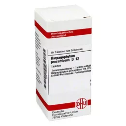 HARPAGOPHYTUM PROCUMBENS D 12 tablet, 80 kapsul