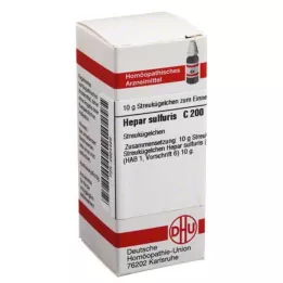 HEPAR SULFURIS C 200 kroglic, 10 g