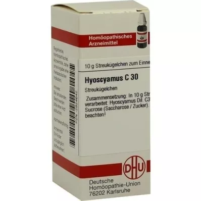 HYOSCYAMUS C 30 kroglic, 10 g