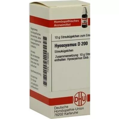 HYOSCYAMUS D 200 kroglic, 10 g