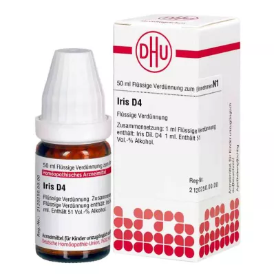 IRIS Raztopina D 4, 50 ml IRIS Raztopina D 4, 50 ml