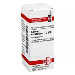 KALIUM CARBONICUM C 200 kroglic, 10 g