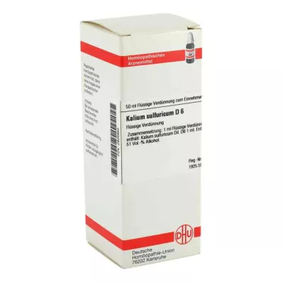 KALIUM SULFURICUM Raztopina D 6, 50 ml KALIUM SULFURICUM Raztopina D 6, 50 ml