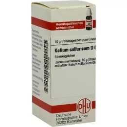 KALIUM SULFURICUM D 6 kroglic, 10 g