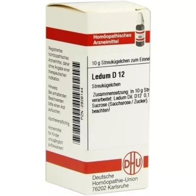 LEDUM D 12 kroglic, 10 g