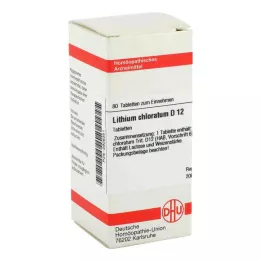 LITHIUM CHLORATUM D 12 tablet, 80 kapsul