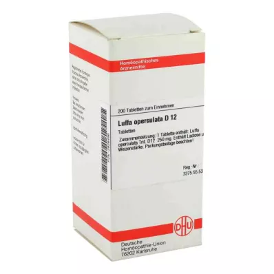 LUFFA OPERCULATA D 12 tablet, 200 kapsul