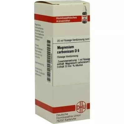 MAGNESIUM CARBONICUM Raztopina D 6, 20 ml