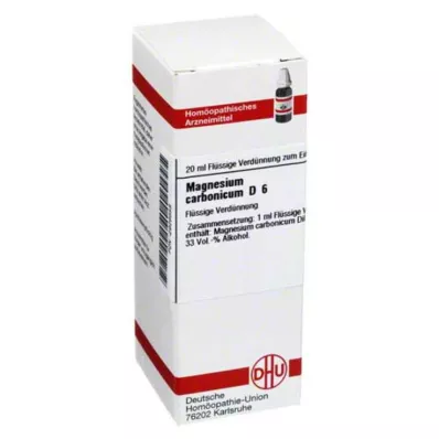 MAGNESIUM CARBONICUM Raztopina D 6, 20 ml