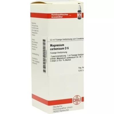 MAGNESIUM CARBONICUM Raztopina D 6, 50 ml