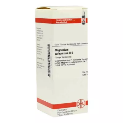MAGNESIUM CARBONICUM Raztopina D 6, 50 ml