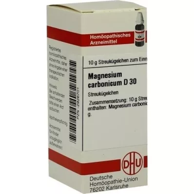 MAGNESIUM CARBONICUM D 30 kroglic, 10 g