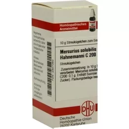 MERCURIUS SOLUBILIS Hahnemanni C 200 kroglic, 10 g