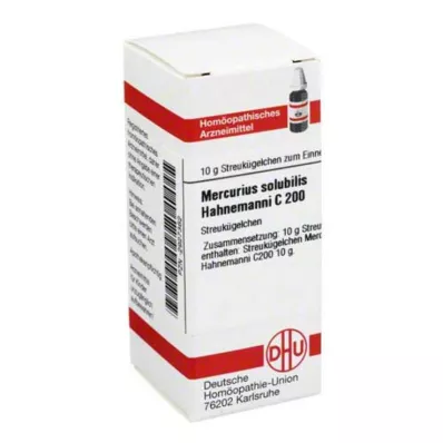 MERCURIUS SOLUBILIS Hahnemanni C 200 kroglic, 10 g