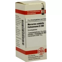 MERCURIUS SOLUBILIS Hahnemanni D 200 kroglic, 10 g