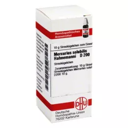 MERCURIUS SOLUBILIS Hahnemanni D 200 kroglic, 10 g
