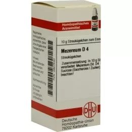 MEZEREUM D 4 globule, 10 g