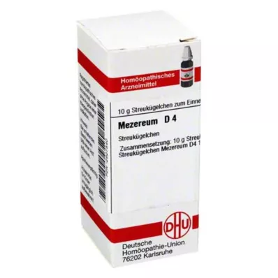 MEZEREUM D 4 globule, 10 g