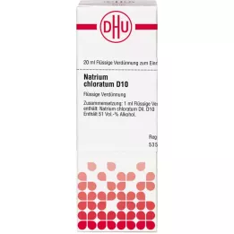 NATRIUM CHLORATUM Raztopina D 10, 20 ml