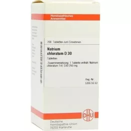 NATRIUM CHLORATUM D 30 tablet, 200 kapsul